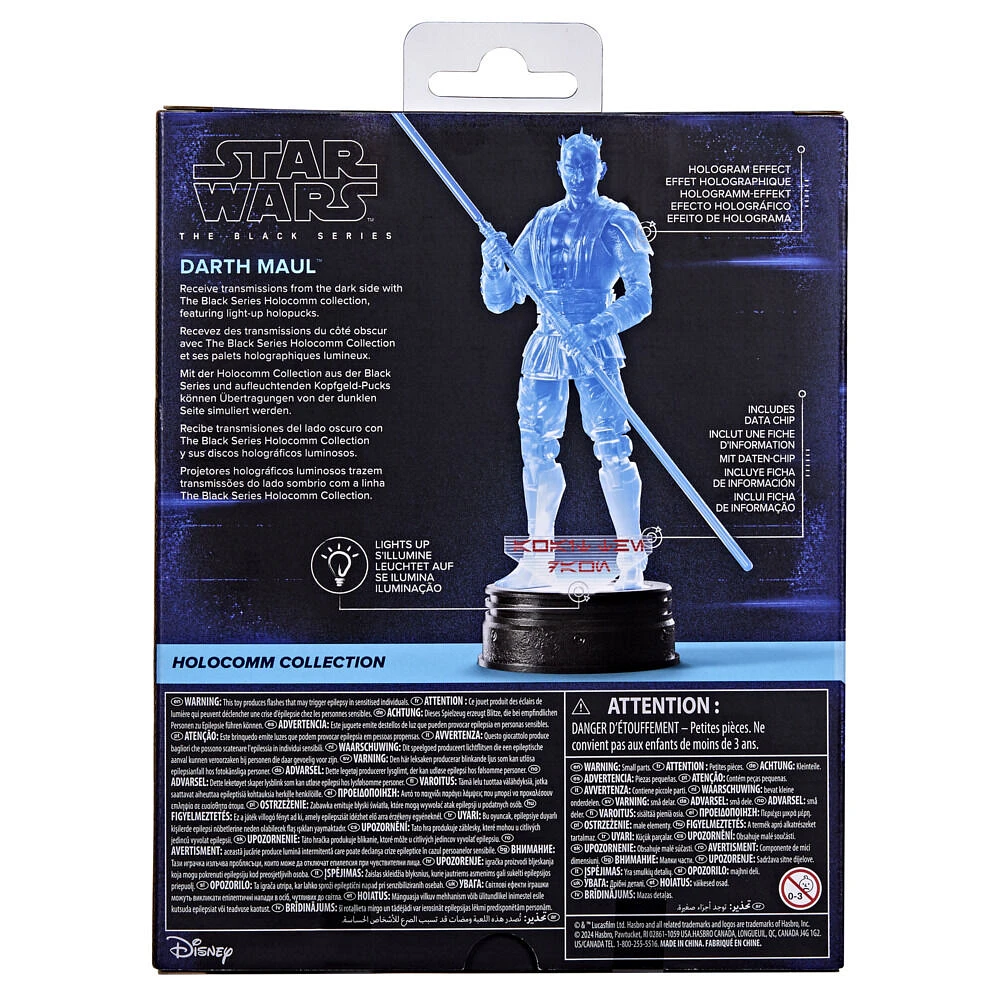 Star Wars The Black Series Holocomm Collection Darth Maul Collectible 6 Inch Action Figure
