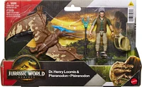 Jurassic World Rebirth Dr. Loomis & Pteranodon Figures Pack, Movie Accurate 3.75-inch Scale