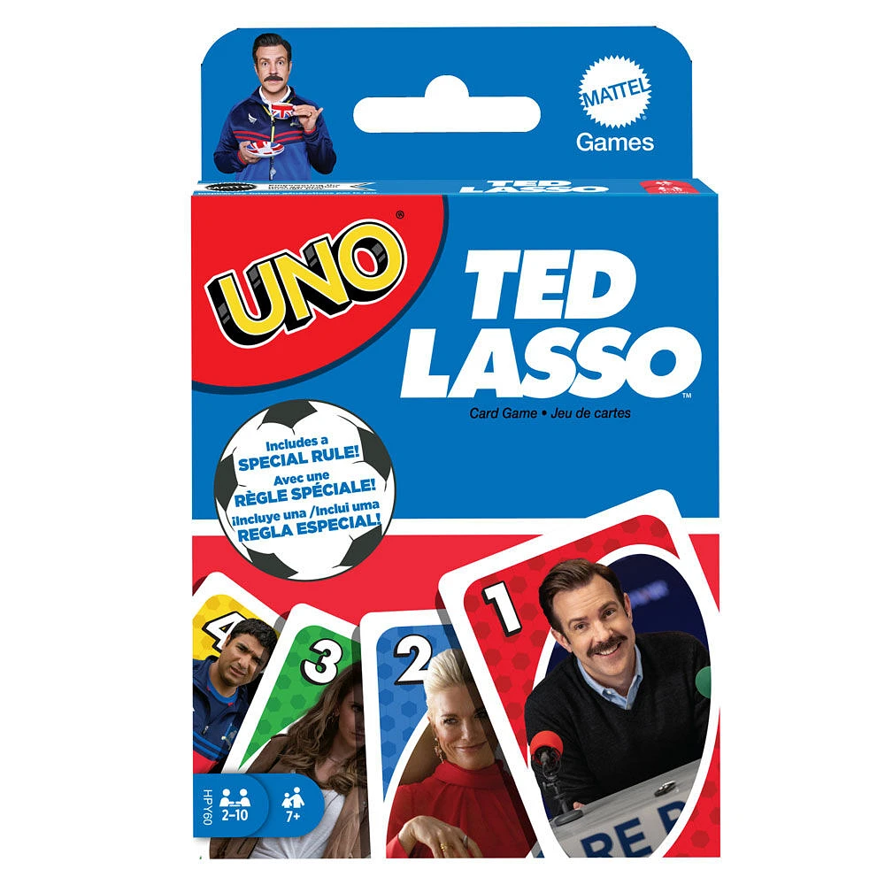 Jeu de cartes UNO Ted Lasso, jeux de collection inspirés de la série