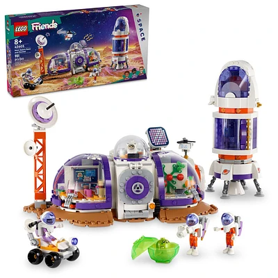 LEGO Friends La base spatiale et la fusée pour Mars; kit de construction pour aventuriers 42605