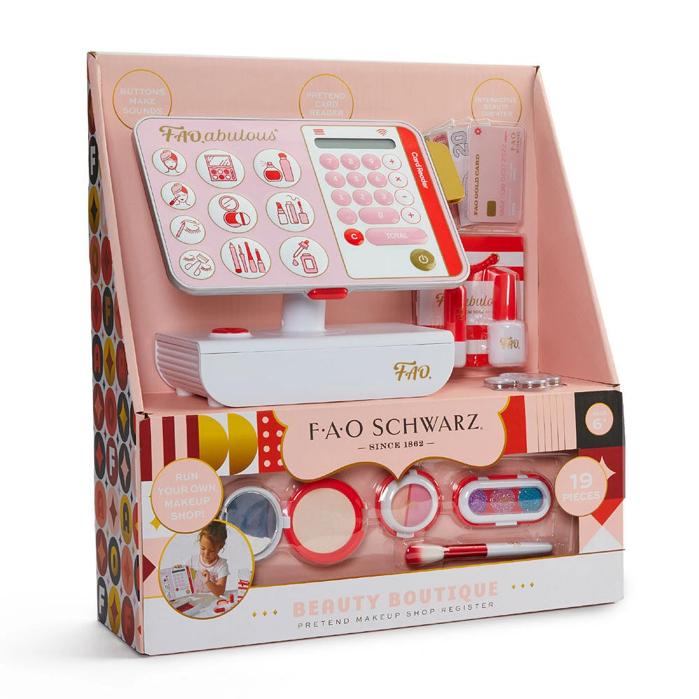 F.A.O. Schwarz - Toy Pretend Play Makeup Shop 19pc - R Exclusive
