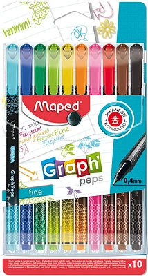 Maped Felt Tips Color''Peps 10Pk