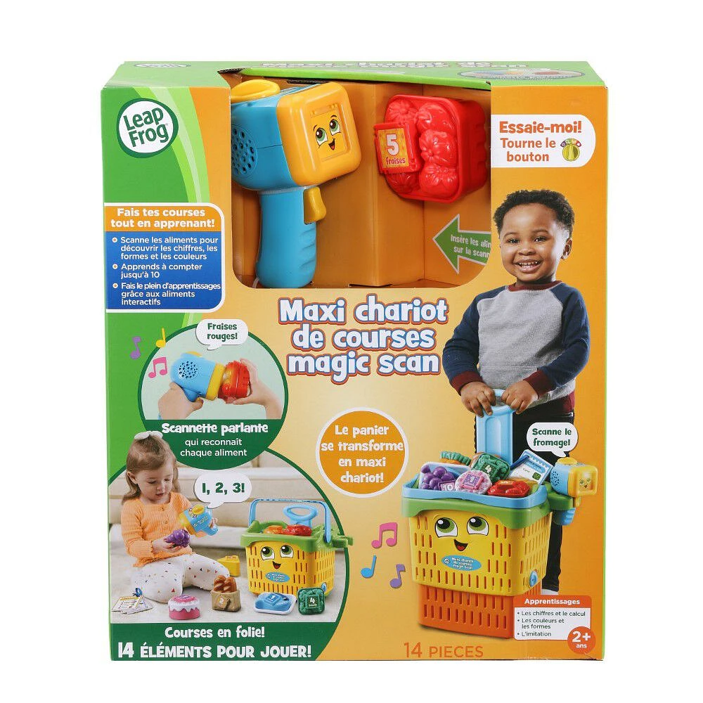 LeapFrog Count-Along Basket & Scanner - French Edition
