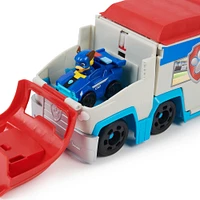 PAW Patrol: The Mighty Movie, Pup Squad Patroller Toy Truck, with Collectible Mighty Pups Chase Pup Squad Toy Car