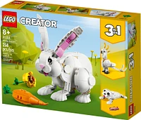 LEGO Creator 3in1 White Rabbit 31133 Building Toy Set (258 Pieces)