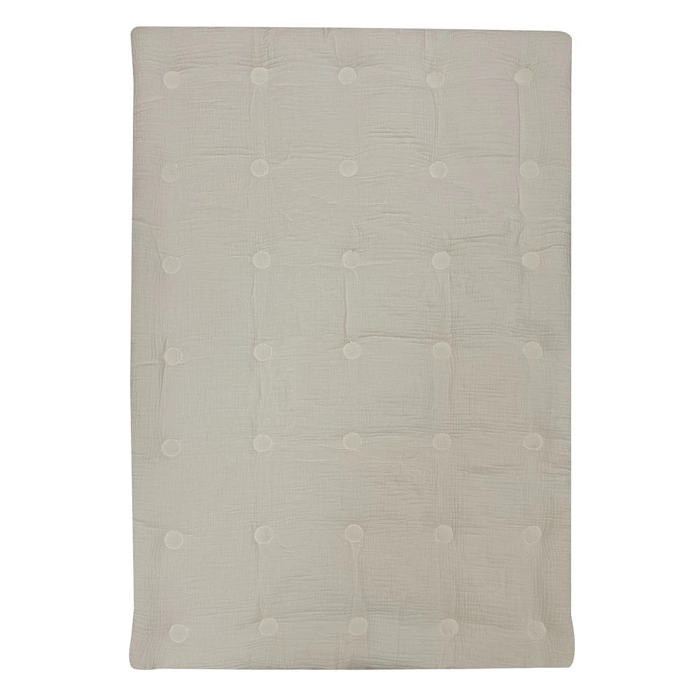 Sim Muslin Tufted Comforter 36"X50" Mush