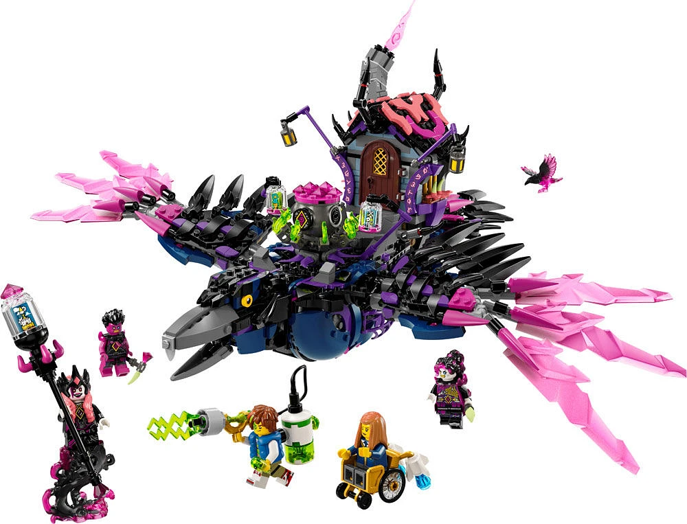 LEGO DREAMZzz The Never Witch's Midnight Raven Animal Toy with Fantasy Creature Figures 71478