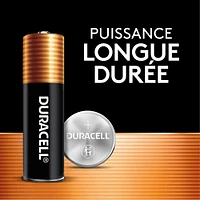 Piles Duracell coppertop Alcalines 303/357/76  1 unité