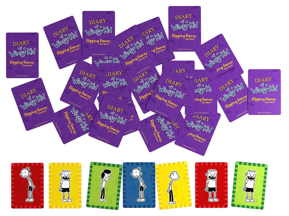 Diary Of A Wimpy Kid Card Game - Flippin' Frenzy - English Edition