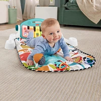 Fisher-Price Tapis piano Lumières et Apprentissage, bleu, français