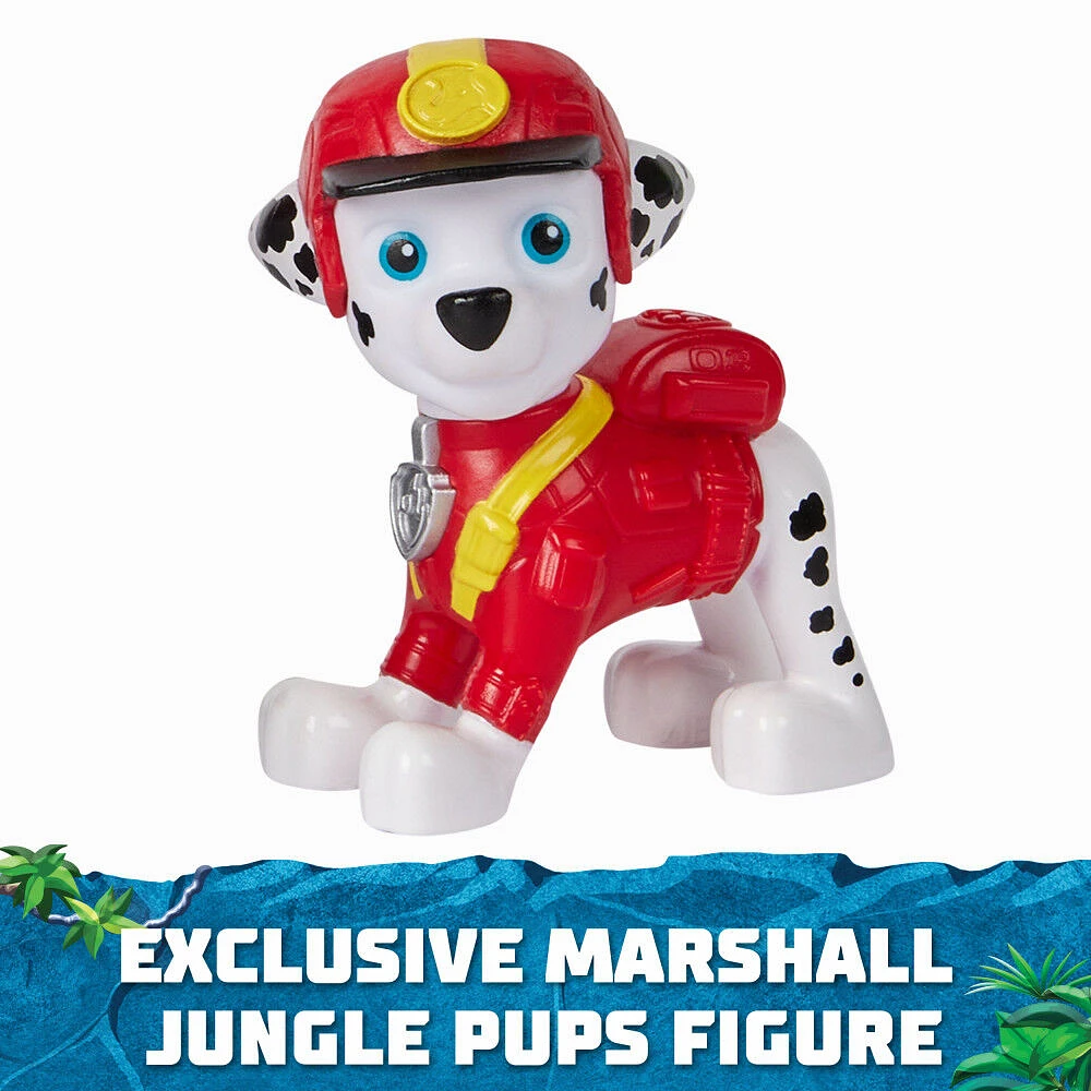 PAW Patrol Jungle Pups, Marshall's Elephant Vehicle, Camion avec figurine à collectionner