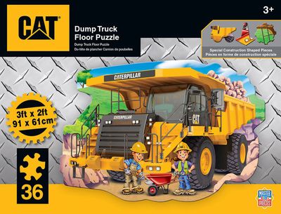 36 Piece Floor Puzzle - "Caterpillar Dump Truck"