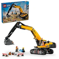 LEGO City L'excavatrice de construction jaune 60420