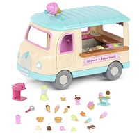 Li'l Woodzeez Scoops Ice Cream Truck Playset