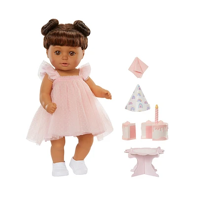 BABY born Birthday Baby Doll Ava - Light Brown Eyes