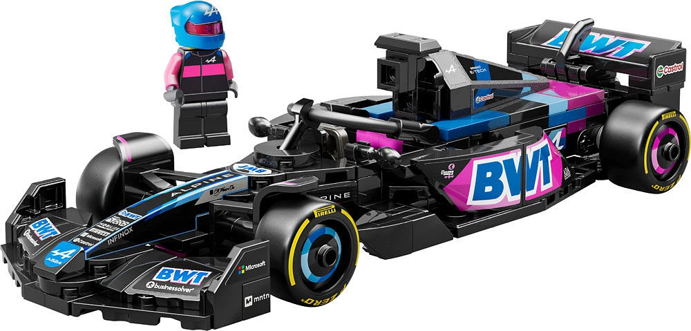 LEGO Speed Champions Voiture de course BWT Alpine F1 Team A524, Jouet de véhicule et pilote 77248