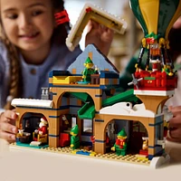 Ensemble de construction de décoration de maison de fêtes pour les adultes et les familles LEGO Icons Le bureau de poste du père Noël 10339