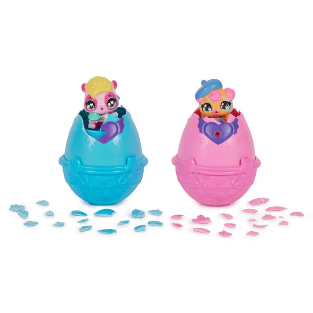  Hatchimals Alive, Pink & Yellow Egg Carton Toy with 6 Mini  Figures in Self-Hatching Eggs, 11 Accessories, Kids Toys for Girls and Boys  Ages 3 and up : Everything Else
