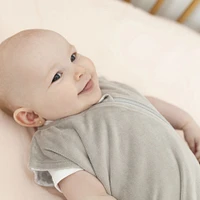 Perlimpinpin- Velour Sleepbag-TAUPE (2,5 TOG) - 0-6 months