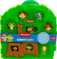 Fisher-Price Little People Mallette Les Amis de la Forêt, 9éléments