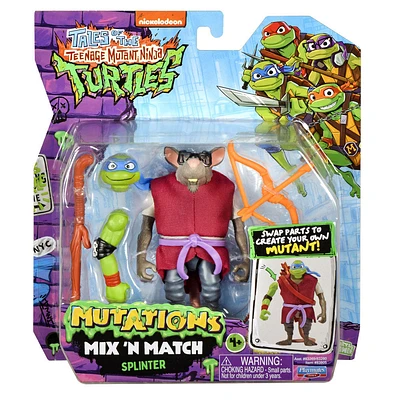 Tales of Teenage Mutant Ninja Turtles: Mutations Mix and Match Splinter Basic Action Figure Assortment