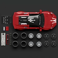 Mattel Brick Shop Hot Wheels Maserati MC20 Building Toy Kit (250 Pieces), for Collectors