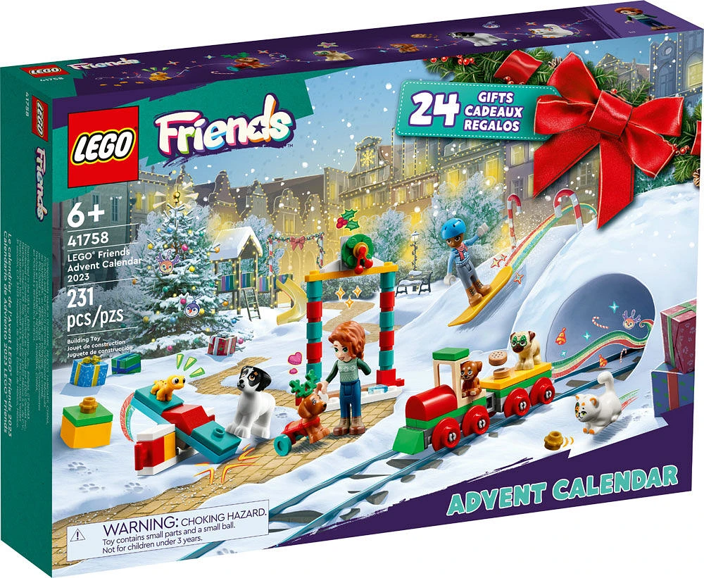 LEGO Friends Le calendrier de l'Avent 2023 41758 Ensemble de jeu de construction (231 pièces)