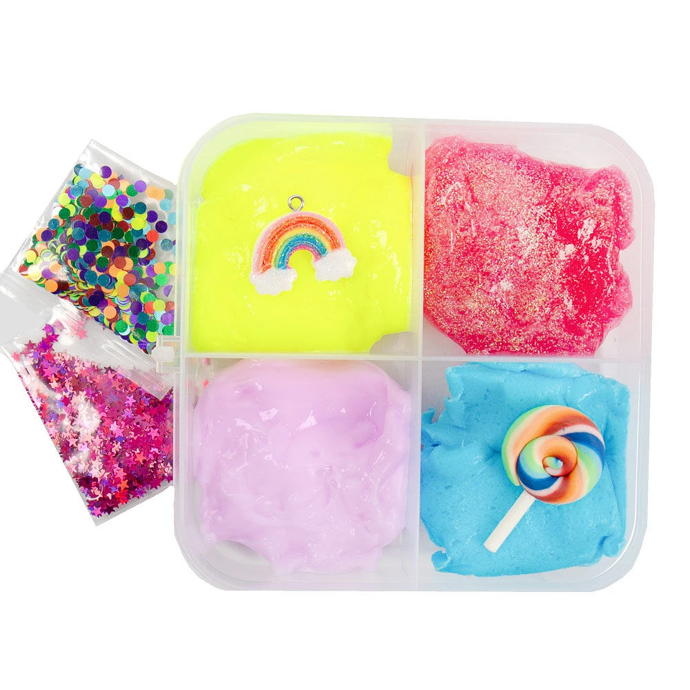 Slimygloop Mixems   4pk Rainbow