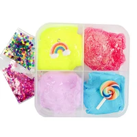 Slimygloop Mixems   4pk Rainbow