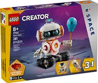 LEGO Creator Le robot spatial 3en1, Ensemble de jouet scientifique, Se transforme en figurine de chien ou de fusée 31164