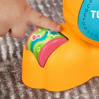 Fisher-Price Link Squad Bop & Groove Tiger Baby Learning Toy with Music & Lights - English Edition