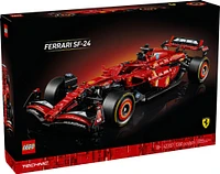 LEGO Technic Ferrari SF-24 F1 Car Model Kit for Adults, Build Your Own Racing Vehicle Set 42207