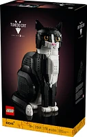 LEGO Ideas Tuxedo Cat Gift Idea for Animal-Lovers and Home Décor 21349