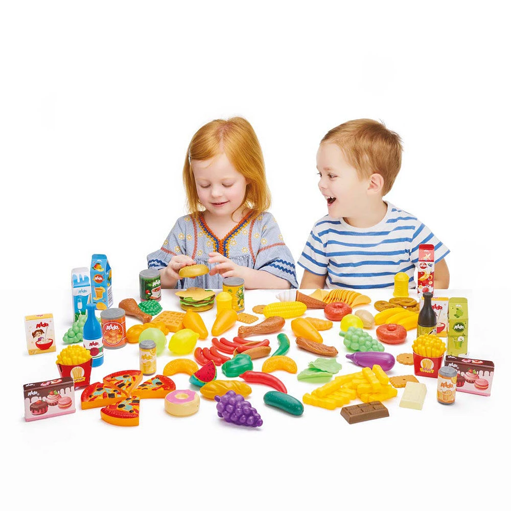 Busy Me 120 piece Jumbo Play Food Set - R Exclusive