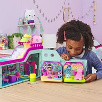 Gabby's Dollhouse, Bateau des chamis de Gabby, bateau de croisière avec 2 figurines, jouets surprises et accessoires de maison de poupée