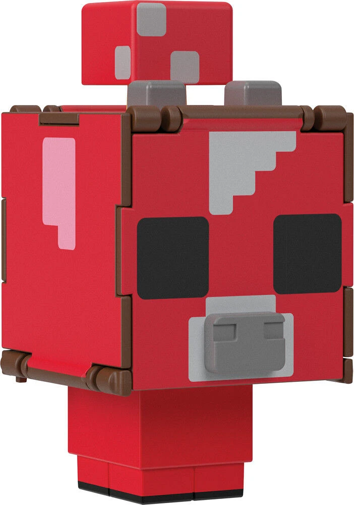 Minecraft Flippin' Figs Figures Collection Mooshroom + Cow