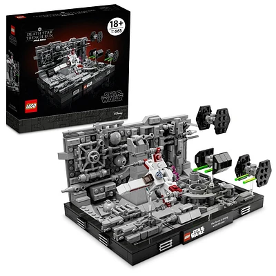 LEGO Star Wars Death Star Trench Run Diorama 75329 Building Kit (665 Pieces)