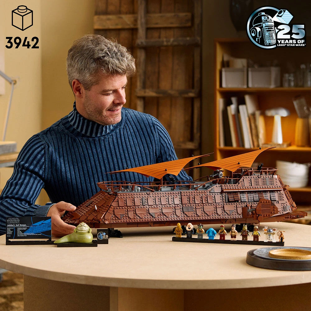 LEGO Star Wars La barge à voiles de Jabba Ensemble à exposer de la série de collection suprême pour les adultes 75397