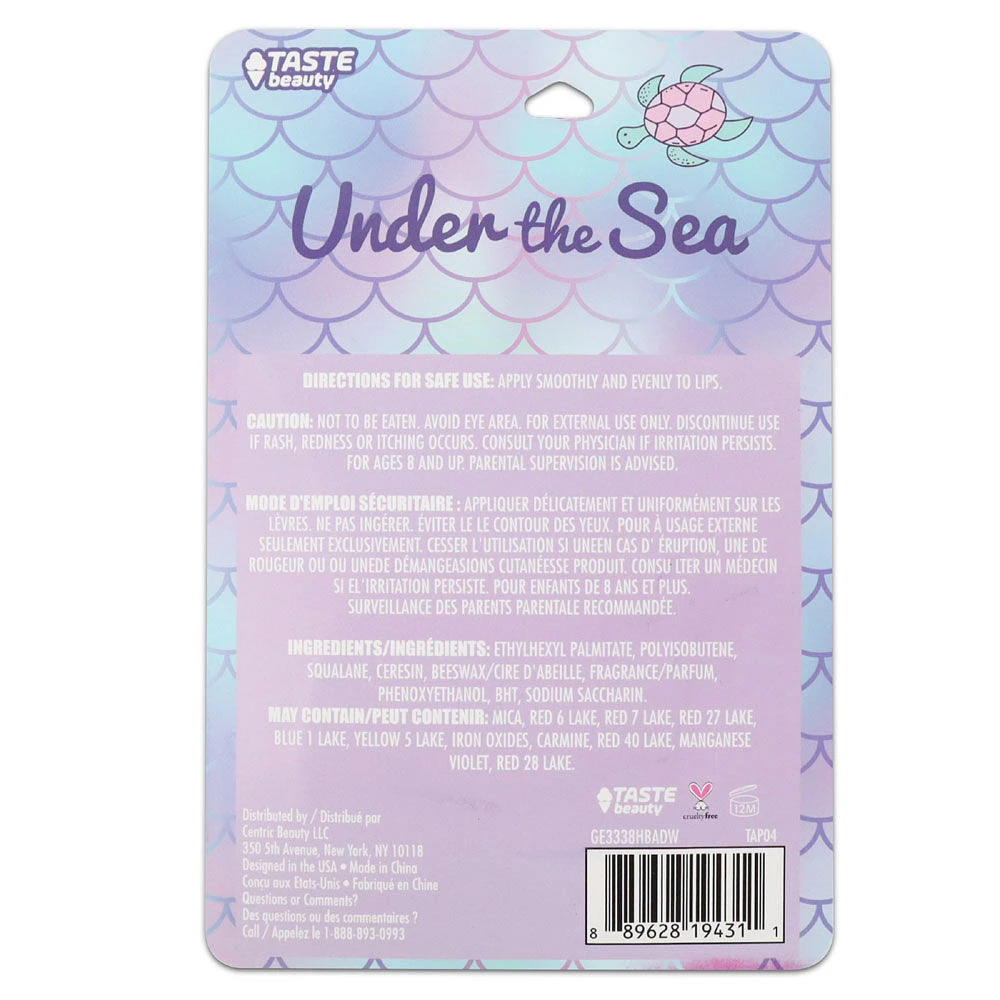 Lip Balm Pop It Keychain - Under the Sea