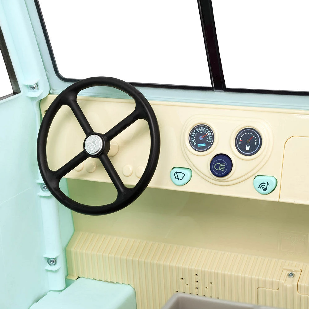 Sweet Stop Ice Cream Truck, Camion de glaces pour poupées - bleu - Notre exclusivité