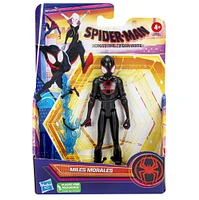 Marvel Spider-Man: Across the Spider-Verse, figurine Miles Morales de 15 cm avec accessoire, jouet pour enfants à partir de 4 ans