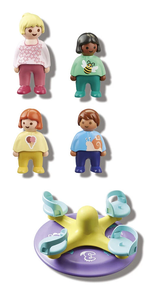 Playmobil - Enfants et tourniquet 1.2.3