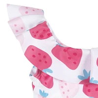 Gerber - Maillot de bain une pièce à volants Summer Blossom pour bébé et tout-petit - 2T