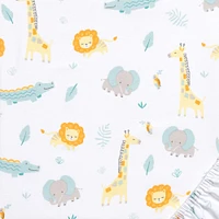 Sammy & Lou Jungle Pals 4 Piece Crib Bedding Set