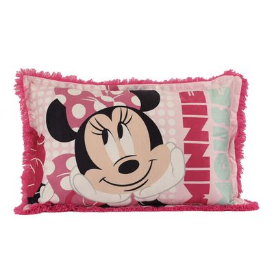 Disney Minnie Mouse Kids Jumbo Funky Fur Pillow, 20" x 30"