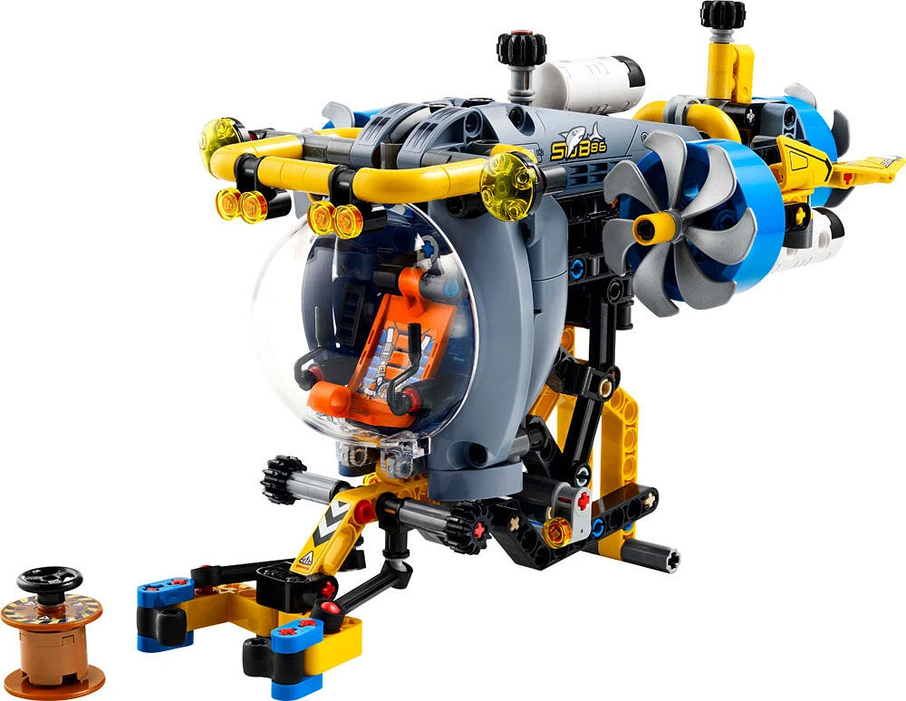 LEGO Technic Le sous-marin de recherche en haute mer Ensemble de jouet pour les enfants qui aiment l'ingénierie et la science 42201