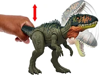 Jurassic World Rebirth Gigantic Thrashers Tyrannotitian  Dinosaur Figure Toy, Tail Activated Attack