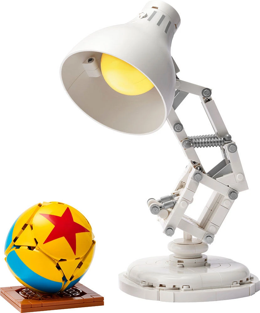 LEGO Ideas Disney Pixar Luxo Jr. Room Decor - Collectible Building Set for Adults 18+ - 21357
