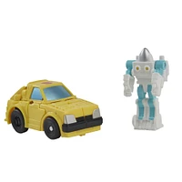 Transformers Buzzworthy Bumblebee War for Cybertron - Bumblebee de classe Origine et Spike Witwicky