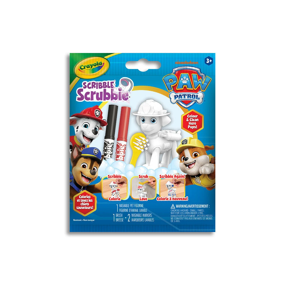 Crayola Scribble Scrubbie Pets Paw Patrol, 1 Count